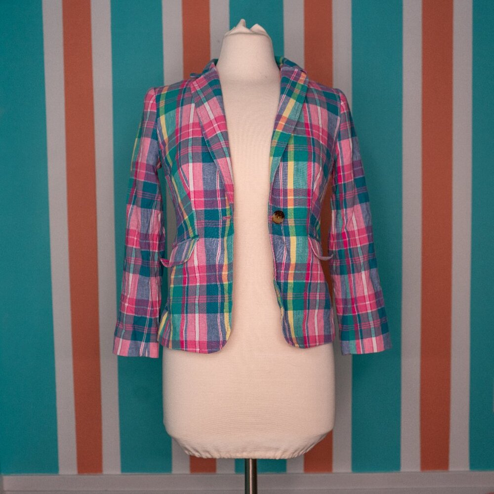 Talbots Colorful Blazer - Picture 2 of 6